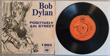 Bob Dylan positively 4th street 1965 Vg/Vg+ Norway 7" 45 single RARE. comprar usado  Enviando para Brazil
