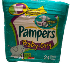 Pampers baby dry d'occasion  Expédié en Belgium