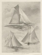 Concurso para a America Cup: The British Yacht, 'Valkyrie III' comprar usado Concurso para a America Cup: The British Yacht, 'Valkyrie III' comprar usado  Enviando para Brazil