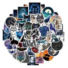 ⭐50 Piezas Nuevo Fresco Estilo De Lobo Salvaje Wofl Pegatina Bombilla comprar usado  Enviando para Brazil