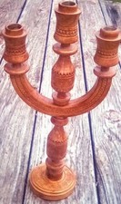 Vintage wooden candelabra for sale  Pauls Valley