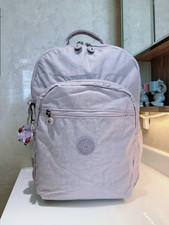 Mochila para laptop Kipling Seoul extra grande 17" bolsos com zíper lavanda roxa 47cm H comprar usado  Enviando para Brazil