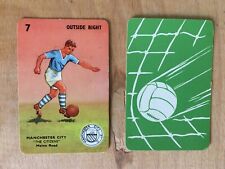 MANCHESTER CITY FOOTBALL CLUB - PEPYS IT'S A GOAL CARD 1958 PARTE TRASEIRA VERDE MAÇANTE, usado comprar usado  Enviando para Brazil