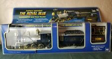 Antigo Novo Brilhante The Royal Blue Locomotiva Operada por Bateria e Trem de Carvão, usado comprar usado  Enviando para Brazil