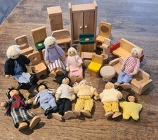 Wooden dolls dollshouse for sale  GRAVESEND