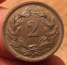 Moneta rappen 1938 usato  Olbia
