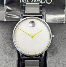 RARO! Relógio MOVADO Bold 40mm mostrador cinza e ponteiros verdes MF.04.1.34.6463 - NA CAIXA! comprar usado  Enviando para Brazil