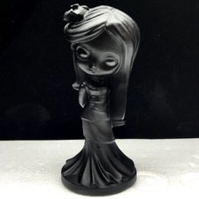 Cristal de cuarzo obsidiana natural raro 290G tallado a mano niña curación segunda mano  Embacar hacia Mexico