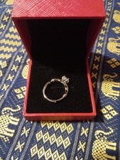 Anello argento diamante usato  Lecco