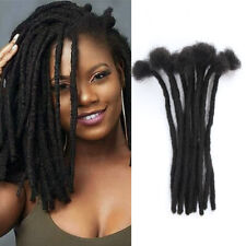 100% cabelo humano feito à mão Dreadlocks extensões afro dreads tranças de crochê locs comprar usado  Enviando para Brazil