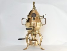 Antigo Art Deco F.&R. Bule para máquina de café Samovar latão martelado Fischer WMF, usado comprar usado  Enviando para Brazil