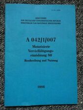 Nva dienstvorschrift 042 gebraucht kaufen  Beeskow