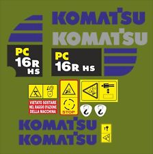 Kit decalcomania komatsu usato  Bronte