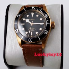 Usado, Relógio masculino automático 41mm Corgeut Miyota movimento NH35A caixa revestida de bronze DATA comprar usado  Enviando para Brazil