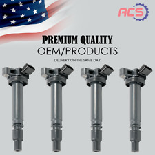 Bobina de ignição 4X fabricante de equipamento original para Toyota Corolla Matrix Pontiac Vibe Lotus 1.8 L4 UF314 comprar usado  Enviando para Brazil