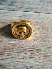Mens gold skull for sale  UK