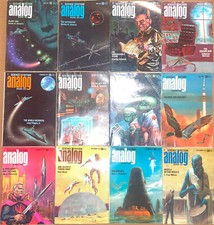 ANALOG SCIENCE FICTION 1971 Complete Yearset of 12 issues, usado comprar usado  Enviando para Brazil