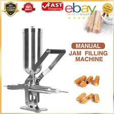 Máquina de enchimento manual de geléia 4,5 L aço inoxidável churros recheio de creme de chocolate comprar usado  Enviando para Brazil