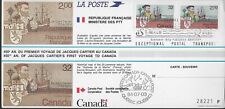 Carte anniversaire voyage de J. Cartier, émission conjointe France Canada 1984 comprar usado  Enviando para Brazil