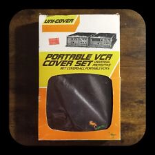 UNI-COVER- Capas protetoras para sintonizador portátil e gravador de videocassete • Vintage década de 1980 📼  comprar usado  Enviando para Brazil