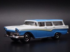 1957 57 FORD COUNTRY SEDAN STATION WAGON DIORAMA ESCALA 1:64 MODELO DE CARRO FUNDIDO, usado comprar usado  Enviando para Brazil