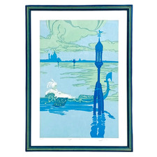 Quadro serigrafia laguna usato  Torino