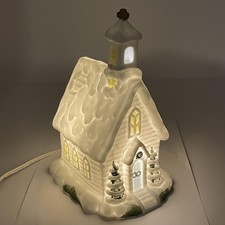 Ceramic lighted snowy for sale  Denver