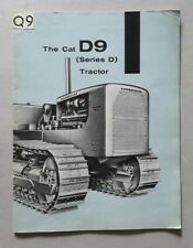 Caterpillar tractor brochure d'occasion  Expédié en Belgium
