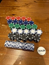 Poker cips set for sale  ILFORD