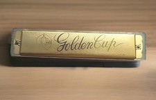 Copa de Oro Armónica Instrumento Musical Vientos Música Metal Música Jóvenes Adultos De Colección segunda mano  Embacar hacia Mexico