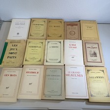 Lot of 15 Vintage French Literature Books Sartre Zola Balzac Flaubert Gallimard, usado comprar usado Lot of 15 Vintage French Literature Books Sartre Zola Balzac Flaubert Gallimard, usado comprar usado  Enviando para Brazil