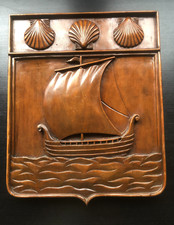 Blason armoirie bois d'occasion  Nantes-