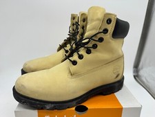 Botas de caminhada Timberland Classic 6" básicas masculinas amarelas nobuck com cadarço no tornozelo - 9 comprar usado  Enviando para Brazil