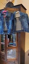 2xjeansjacke 140 real gebraucht kaufen  Wernigerode