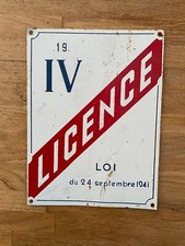 Ancienne plaque tole d'occasion  Saint-Ours