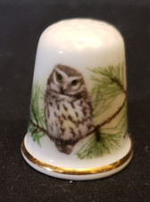 Porcelana Oakley Vintage Feita na Inglaterra Osso Fino China Banda Dourada Dedaal - Coruja, usado comprar usado  Enviando para Brazil