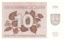 Lituania lithuania talonas usato  Bozen