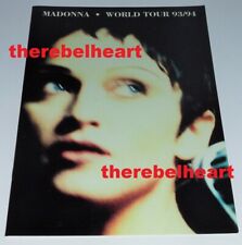 MADONNA World Tour 93/94 1993 THE GIRLIE SHOW WEMBLEY STADIUM UK PROGRAM - Rare, usado comprar usado  Enviando para Brazil