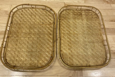 Rattan bamboo trays for sale  Lawrence