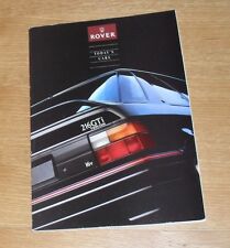 Rover brochure 1990 for sale  FAREHAM