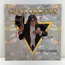 Alice Cooper Welcome to My Nightmare Vinyl Record LP Atlantic 1975 Untested, usado comprar usado  Enviando para Brazil