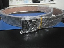 Damier belt silver for sale  LONDON