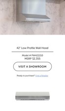 Wolf pw422210 wall for sale  Rome