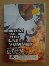 DVD What We Did Last Summer - Robbie Williams ao vivo em Knebworth, usado comprar usado  Enviando para Brazil