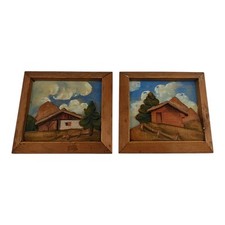 Carved wood diorama for sale  Denton