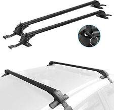 Porta-bagagens universal de alumínio com trava para teto superior de carro barra transversal 42-44,88" comprar usado  Enviando para Brazil