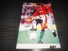 Cartão de autógrafo assinado à mão por Juninho Paulista Middlesbrough F.C Club, usado comprar usado  Enviando para Brazil