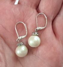 Silver tone crystal for sale  Roebuck