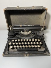 Máquina de escrever manual portátil padrão Underwood com estojo antigo década de 1920 NÃO TESTADA comprar usado  Enviando para Brazil