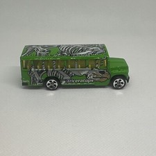 Vintage 1988 Hot Wheels Bus Triceratops Verde HW Dinossauro Diecast Die Cast, usado comprar usado  Enviando para Brazil